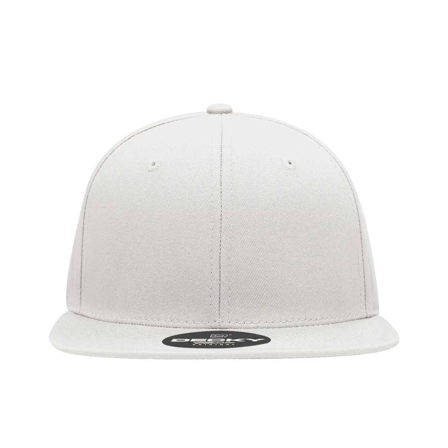Decky 361 Cotton Snapback Cap - White - White / One Size Fits Most