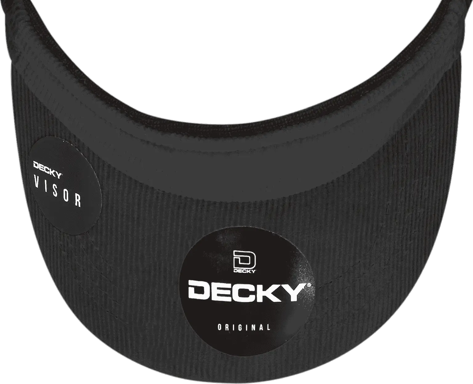 Decky 4004 Corduroy Visor - Black - Black / One Size Fits Most