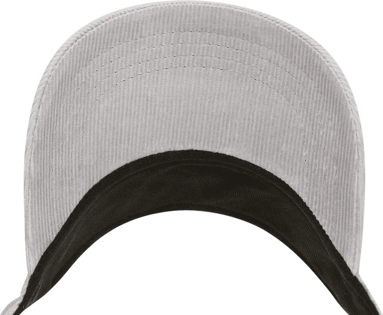 Decky 4004 Corduroy Visor - Gray - Gray / One Size Fits Most