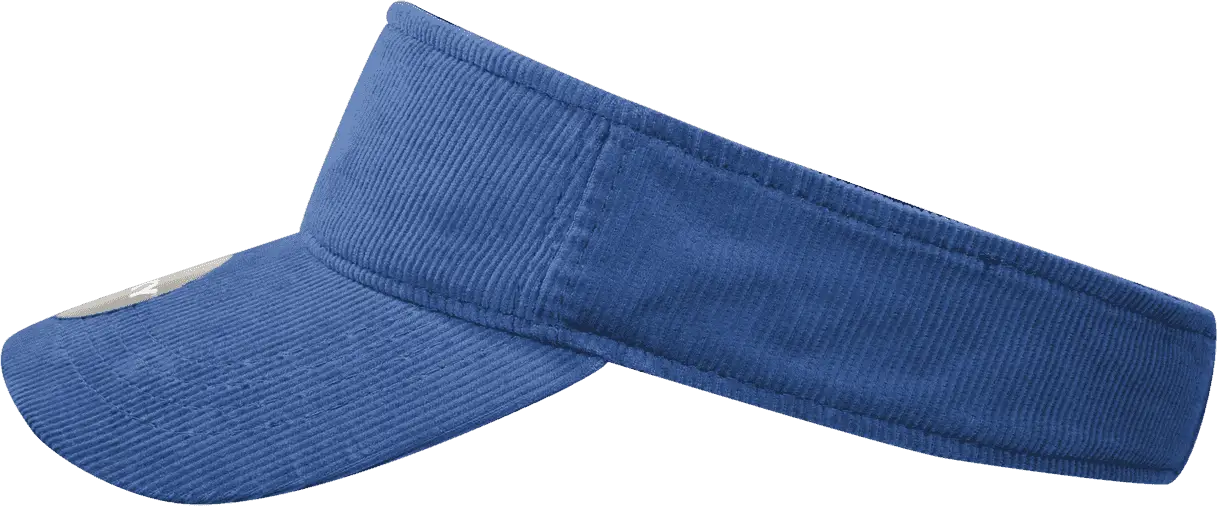 Decky 4004 Corduroy Visor - Navy - Navy / One Size Fits Most