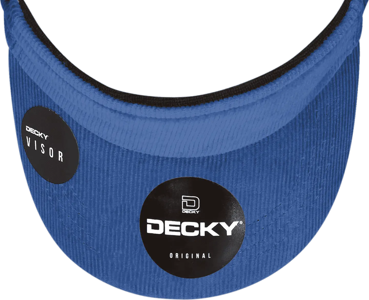 Decky 4004 Corduroy Visor - Navy - Navy / One Size Fits Most