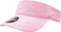 Decky 4004 Corduroy Visor - Pink - Pink / One Size Fits Most