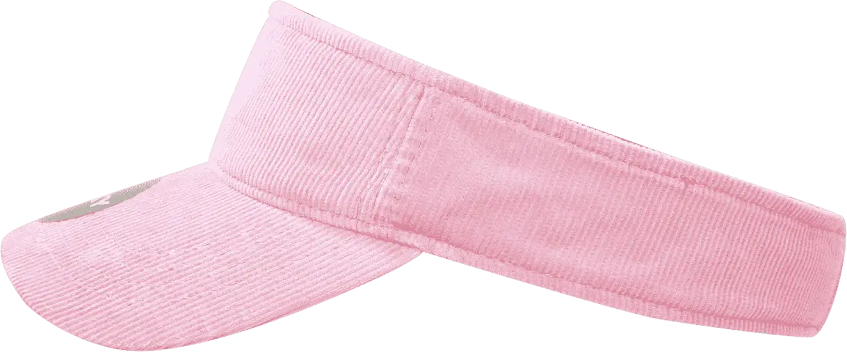 Decky 4004 Corduroy Visor - Pink - Pink / One Size Fits Most