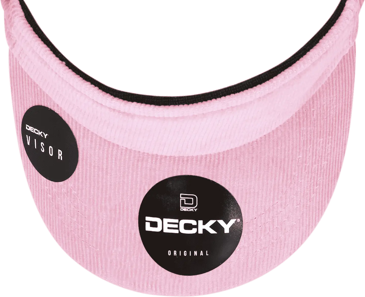 Decky 4004 Corduroy Visor - Pink - Pink / One Size Fits Most