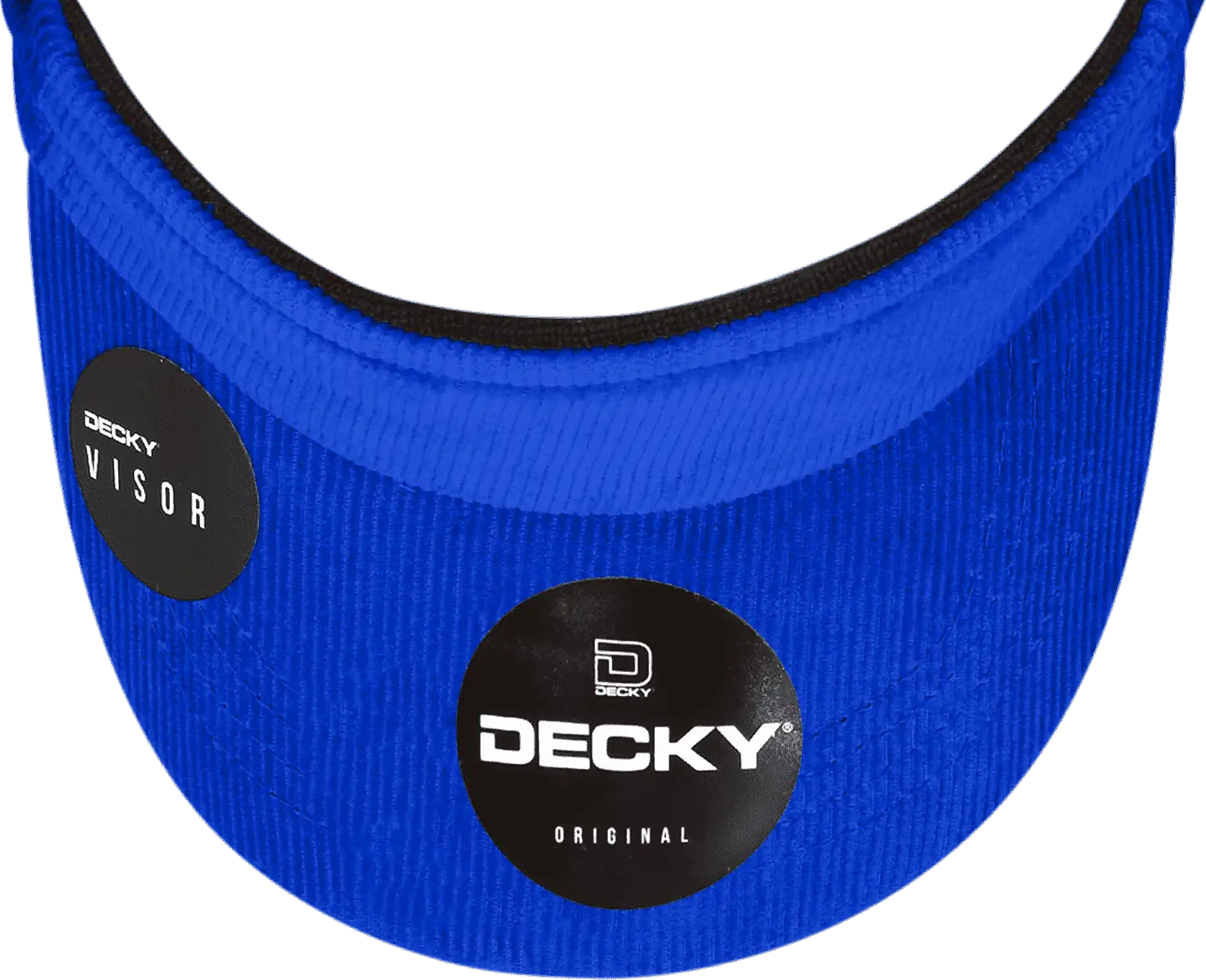 Decky 4004 Corduroy Visor - Royal - Royal / One Size Fits Most