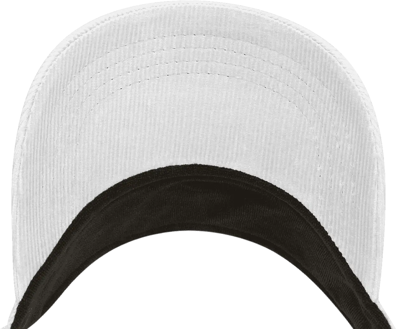 Decky 4004 Corduroy Visor - White - White / One Size Fits Most