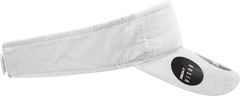 Decky 4004 Corduroy Visor - White - White / One Size Fits Most