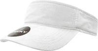 Decky 4004 Corduroy Visor - White - White / One Size Fits Most