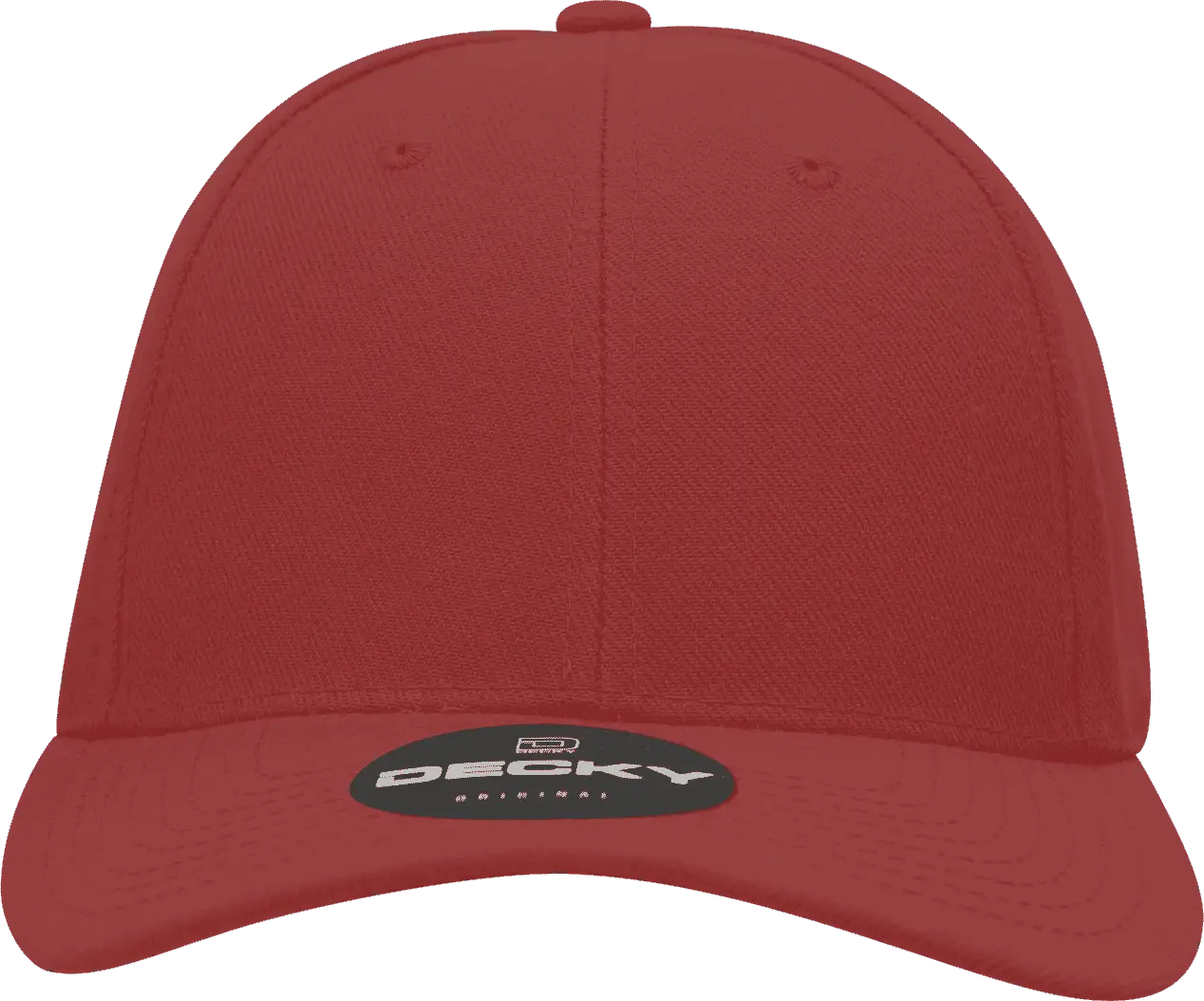 Decky 402 Fitted Cap - Cardinal
