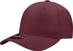 Decky 402 Fitted Cap - Maroon - Maroon / 6.75