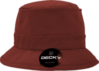 Decky 450 Fisherman’s Hat Plain - Cardinal - Cardinal / S/M