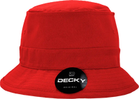 Decky 450 Fisherman’s Hat - Red - Red / S/M