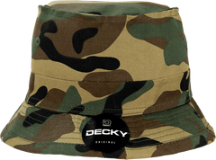Decky 450 Fisherman’s Hat - Woodland Camo - Woodland Camo / S/M