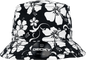 Decky 454 Floral Fisherman Hat Black Black / S/M