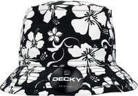 Decky 454 Floral Fisherman Hat - Black - Black / S/M