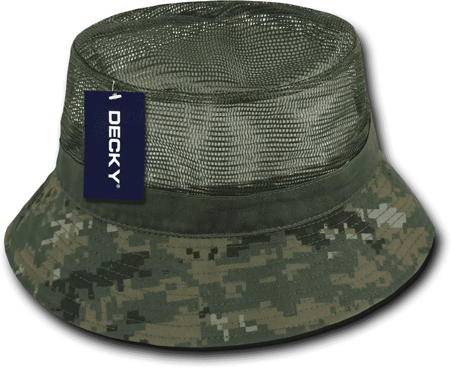 Decky 458 Mesh Bucket Hat - MCU Camo - MCU Camo / S/M