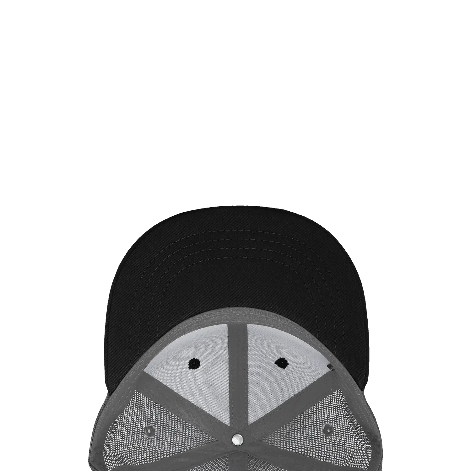 Decky 5010 6 Panel Youth Trucker Cap - Black Charcoal - Black Dark Gray / One Size Fits Most