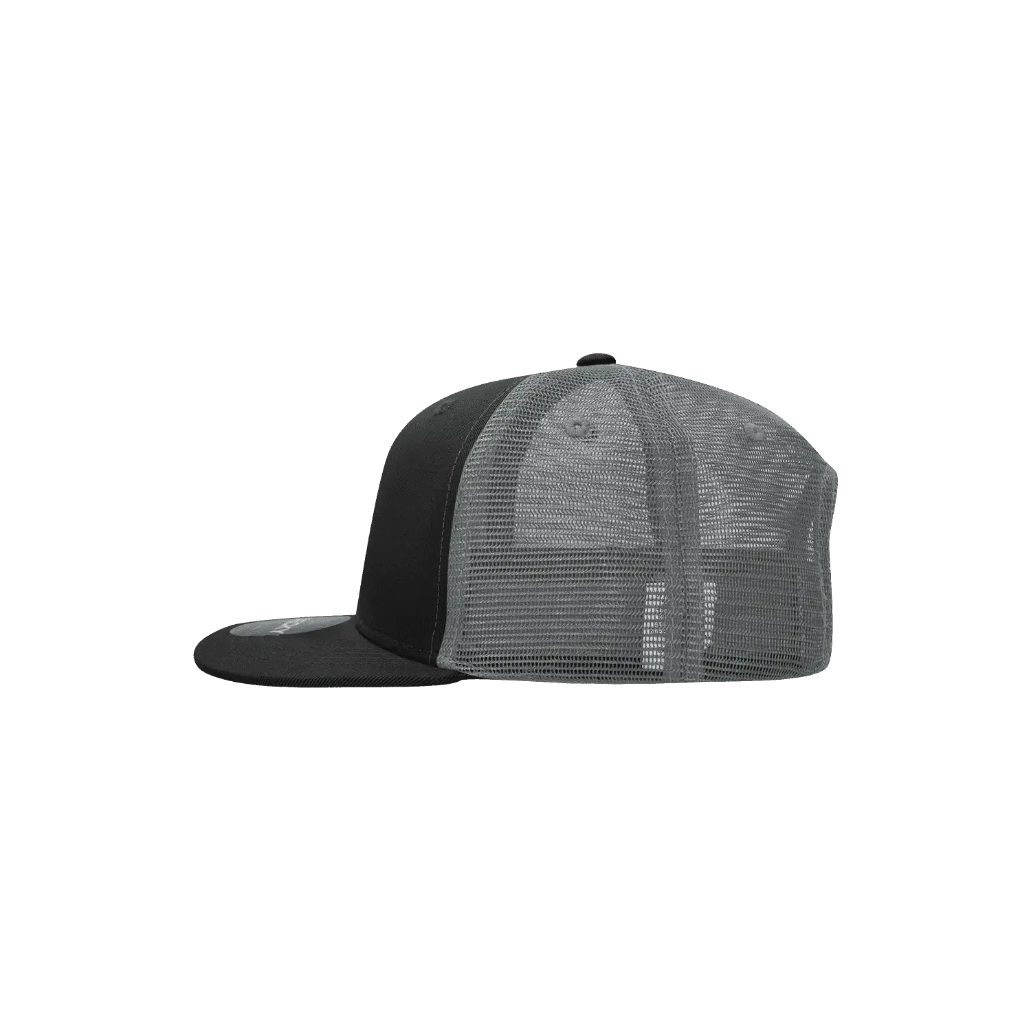 Decky 5010 6 Panel Youth Trucker Cap - Black Charcoal - Black Dark Gray / One Size Fits Most