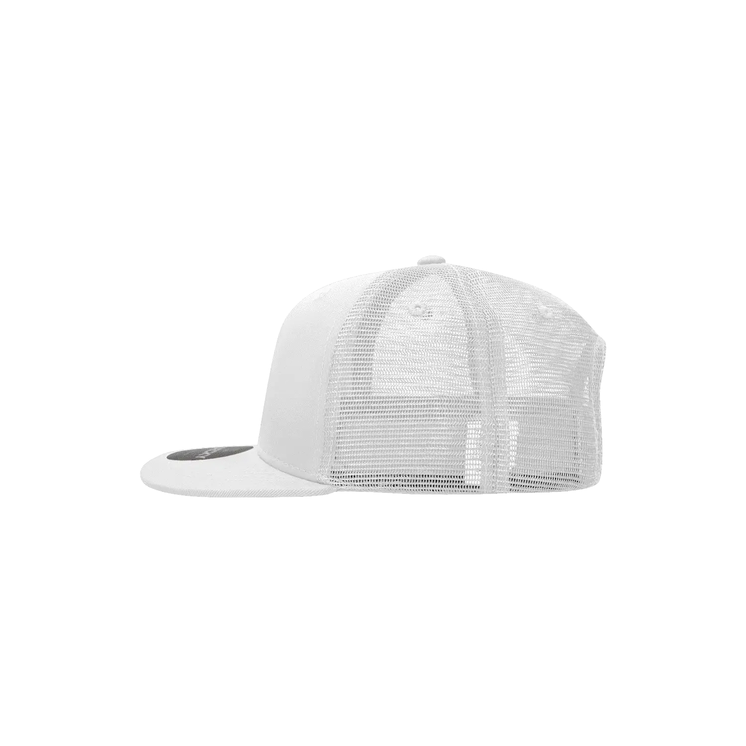 Decky 5010 6 Panel Youth Trucker Cap - White - White / One Size Fits Most