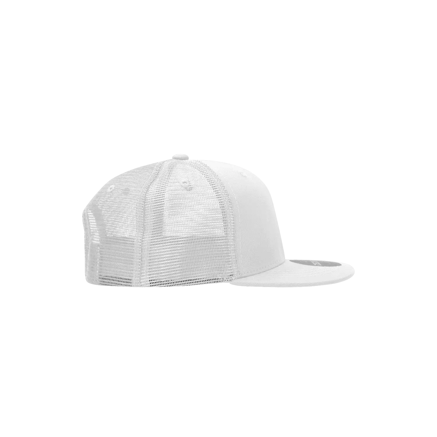 Decky 5010 6 Panel Youth Trucker Cap - White - White / One Size Fits Most