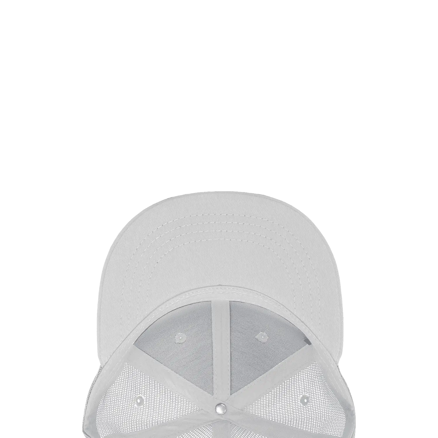 Decky 5010 6 Panel Youth Trucker Cap - White - White / One Size Fits Most