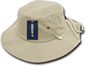 Decky 510 Aussie Hat Plain - Khaki - Khaki / S/M