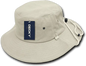 Decky 510 Aussie Hat Plain Stone Ivory / S/M