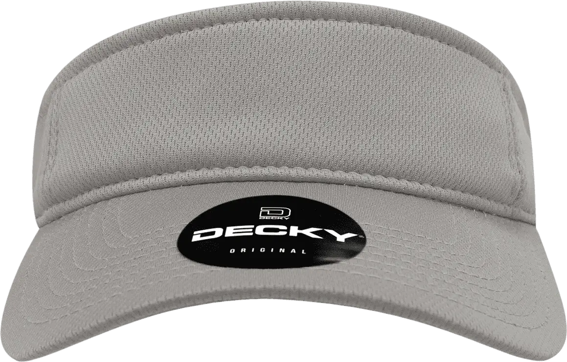 Decky 5104 Mesh Visor - Gray - Gray / One Size Fits Most