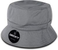 Decky 5110 Mesh Bucket Hat Charcoal Dark Gray / One Size Fits Most