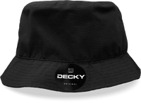 Decky 5301 Ripstop Rain or Shine Hat Black Black / S/M