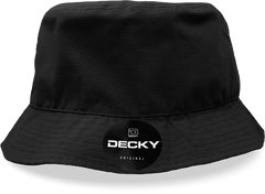 Decky 5301 Ripstop Rain or Shine Hat Black Black / S/M