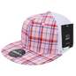 Decky 6015 H/C Plaid Cap - White 106 - White / One Size Fits Most