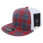 Decky 6015 H/C Plaid Cap White 108 White / One Size Fits Most
