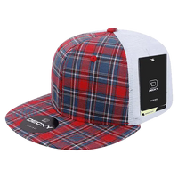 Decky 6015 H/C Plaid Cap White 108 White / One Size Fits Most