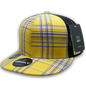 Decky 6016 H/C Plaid Cap Black 103 White / One Size Fits Most