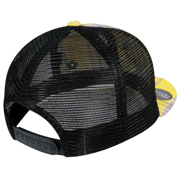 Decky 6016 H/C Plaid Cap Black 103 White / One Size Fits Most