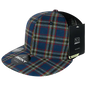 Decky 6016 H/C Plaid Cap - Black 221 - White / One Size Fits Most