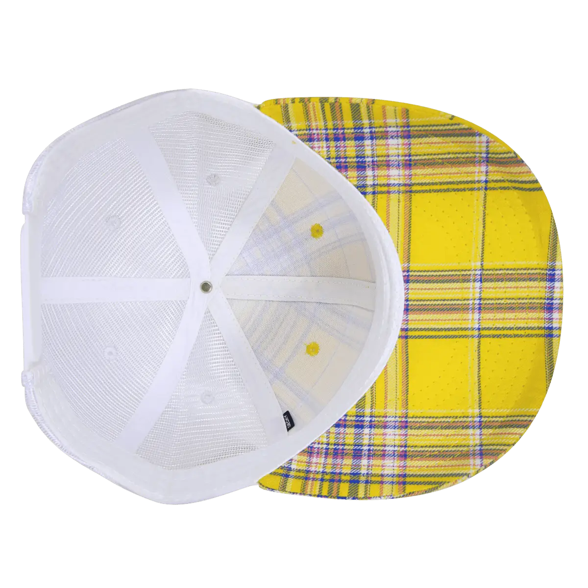 Decky 6017 M/C Plaid Cap White 103 White / One Size Fits Most