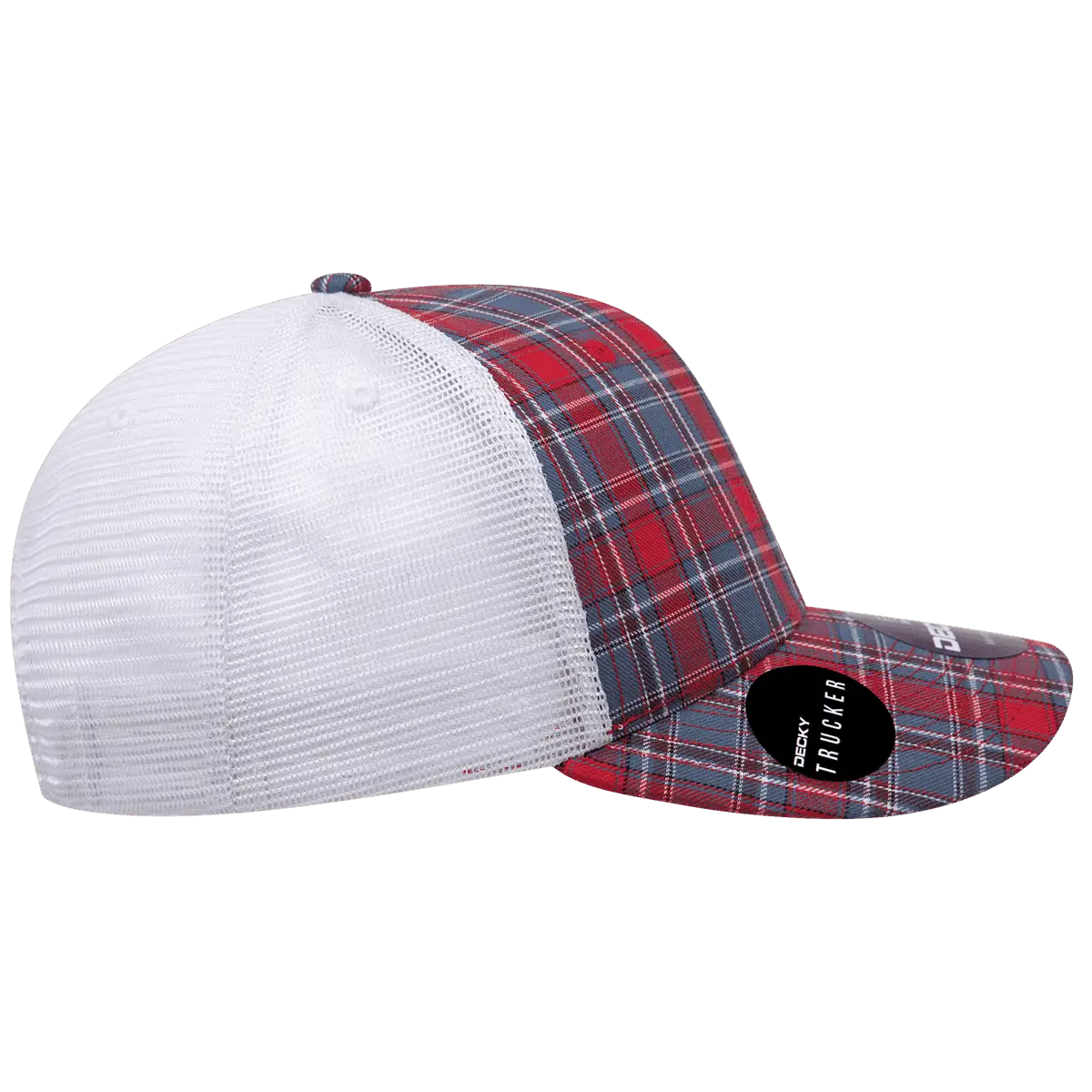Decky 6017 M/C Plaid Cap White 108 White / One Size Fits Most