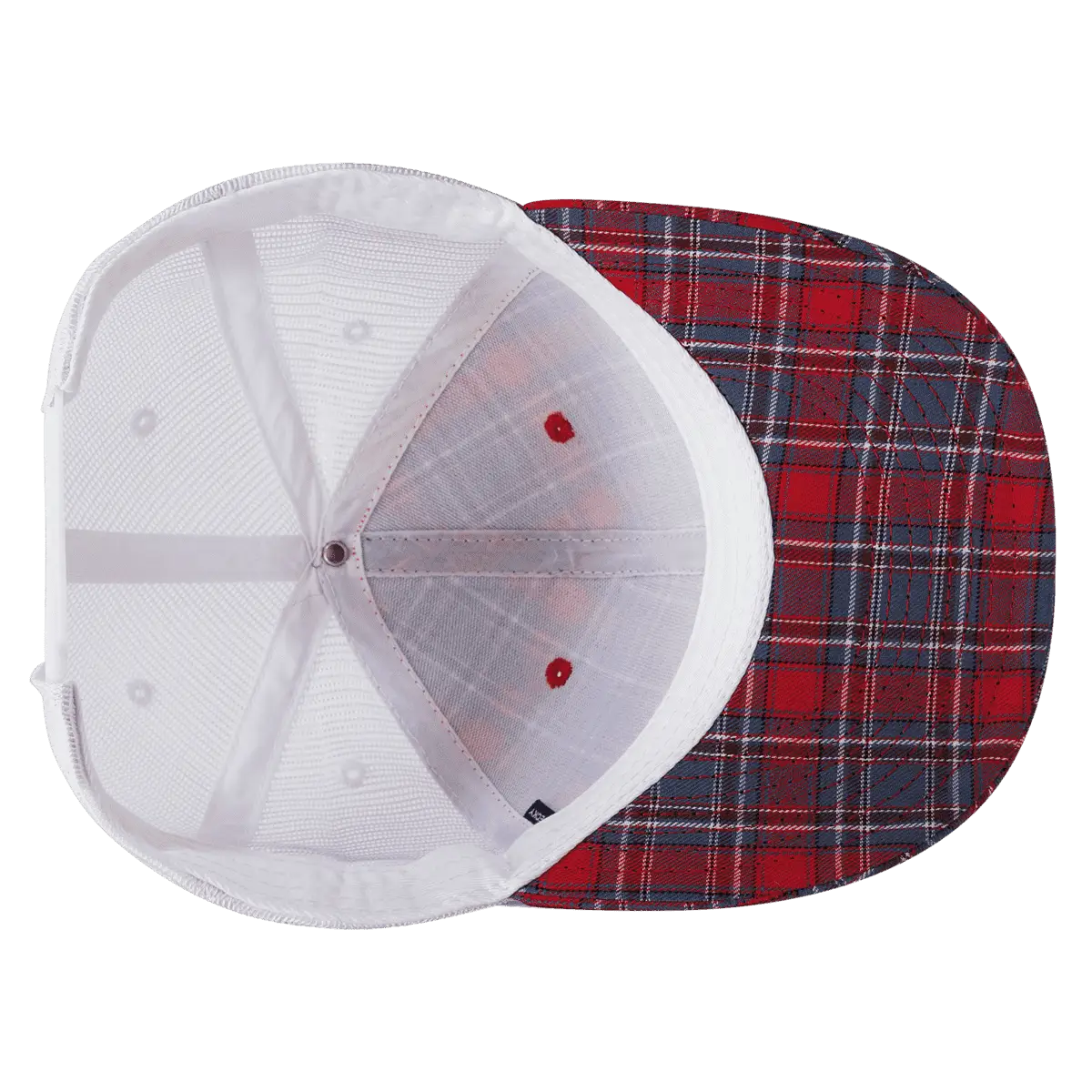 Decky 6017 M/C Plaid Cap White 108 White / One Size Fits Most