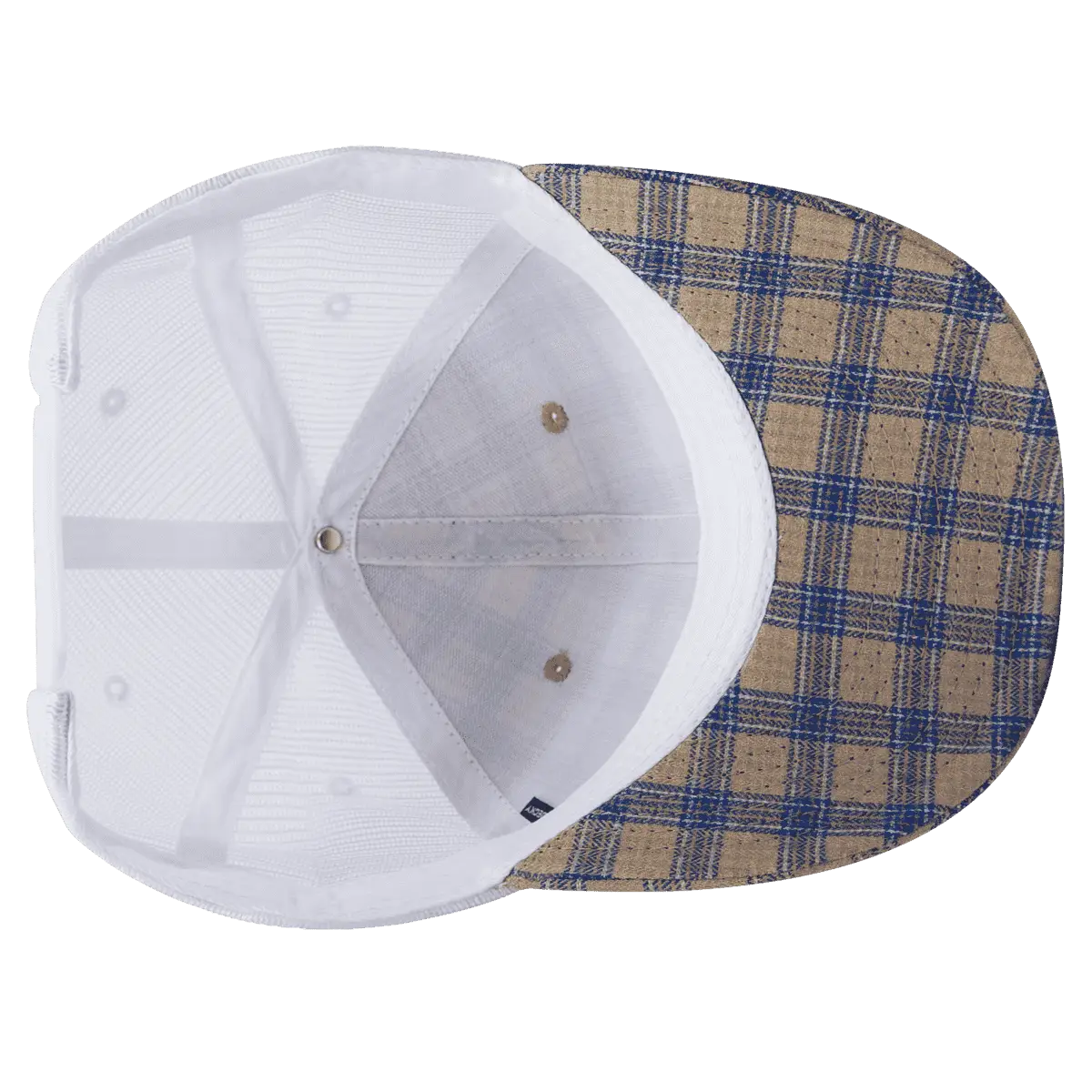 Decky 6017 M/C Plaid Cap White 109 White / One Size Fits Most