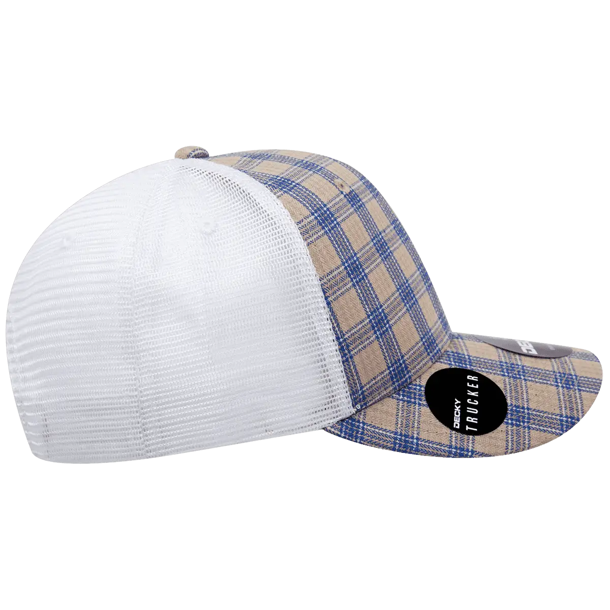 Decky 6017 M/C Plaid Cap White 109 White / One Size Fits Most
