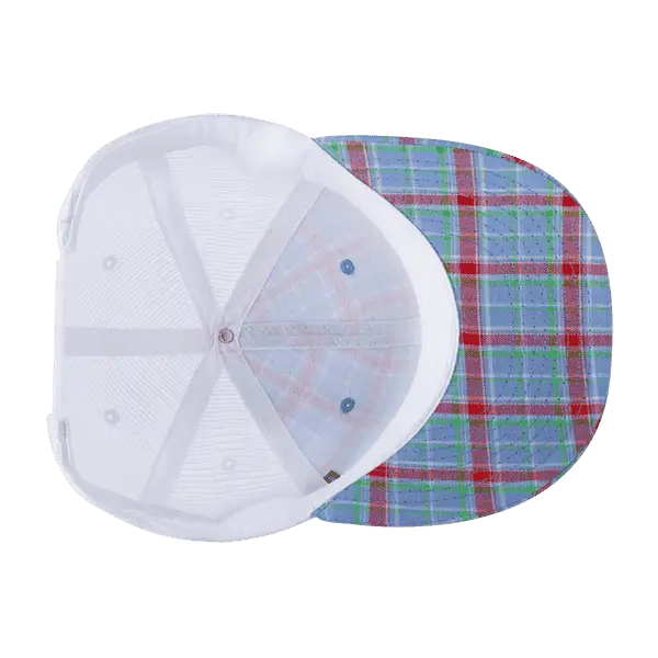 Decky 6017 M/C Plaid Cap White 113 White / One Size Fits Most