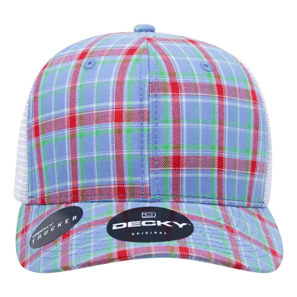 Decky 6017 M/C Plaid Cap White 113 White / One Size Fits Most