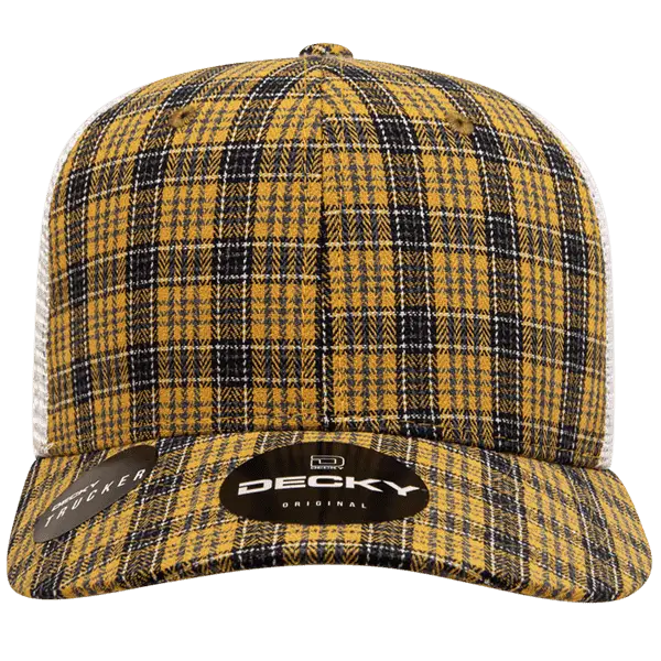 Decky 6017 M/C Plaid Cap White 121 White / One Size Fits Most