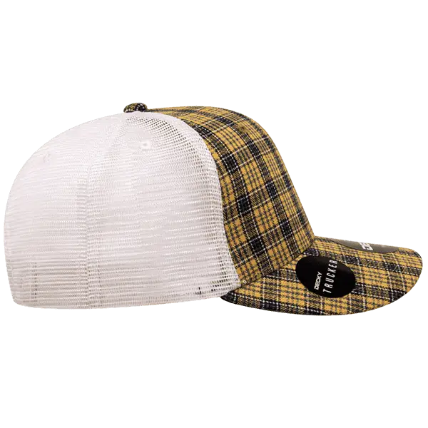 Decky 6017 M/C Plaid Cap White 121 White / One Size Fits Most