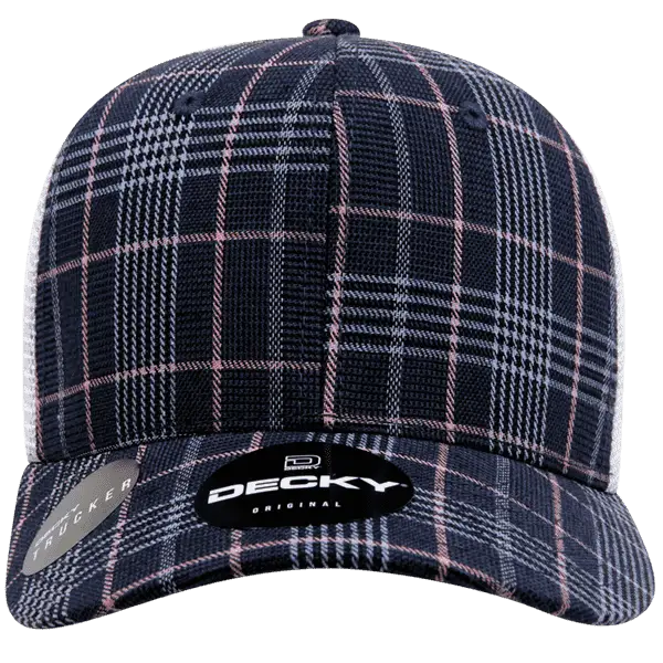 Decky 6017 M/C Plaid Cap White 123 White / One Size Fits Most