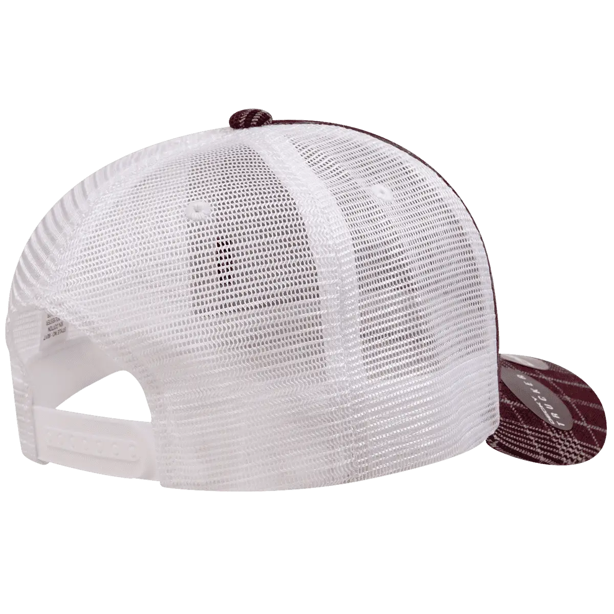 Decky 6017 M/C Plaid Cap - White 125 - White / One Size Fits Most
