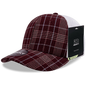 Decky 6017 M/C Plaid Cap White 125 White / One Size Fits Most