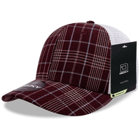 Decky 6017 M/C Plaid Cap White 125 White / One Size Fits Most